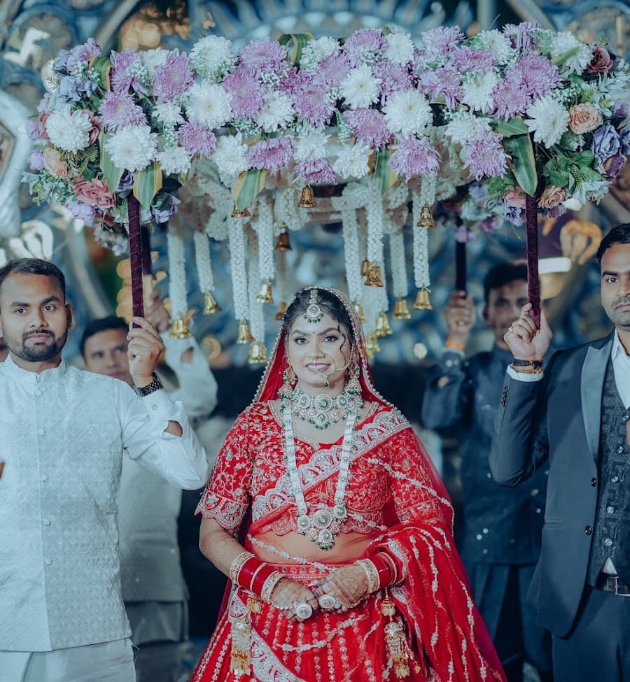 The Bride's Walk with Loved Ones