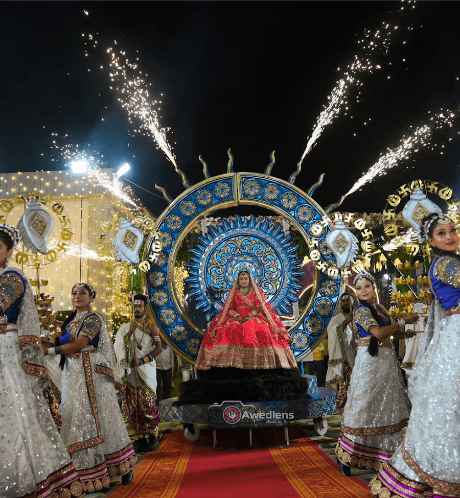 Royal Bridal Procession with Dancers