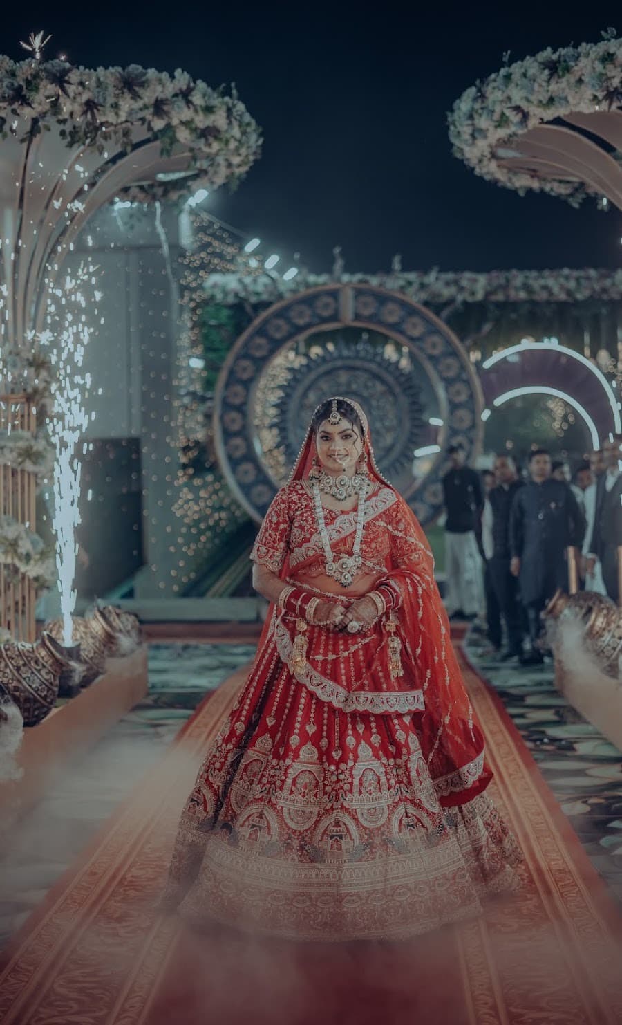 The Varmala & Stage Ceremony